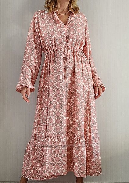 Длинное ярусное платье оверсайз Y&D