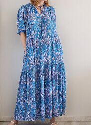 Длинное ярусное платье оверсайз Marks&Spencer 