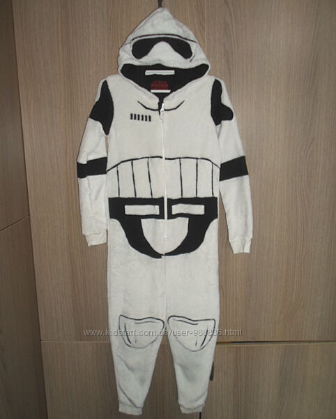 Комбинезон кигуруми слип флисовый Штурмовик 9-10 лет рост 134-140