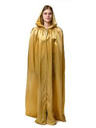 Мантия плащ накидка золотая размер One Size