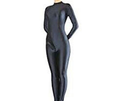 Morphsuits Вторая кожа костюм черный Zentai размер XL