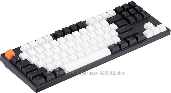 Клавіатура дротова keychron c1 wired gateron brown rgb usb black eng/ua