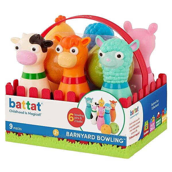 Battat, Kiddi smart, kiddieland, боулінг, розвиваюча гра, дантист, ковчег