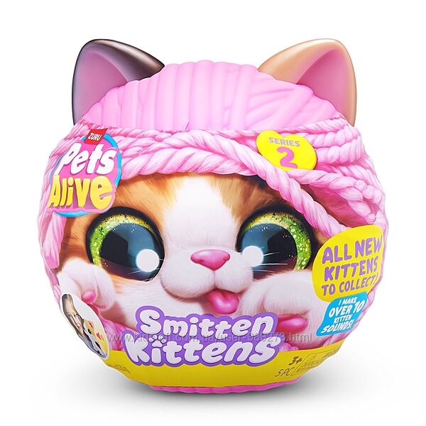 Pets alive, грайливе кошеня, smitten kittens, кошечка, кролик, мама, zuru