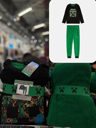 Піжама хлопцям Майнкрафт фліс пухнаста