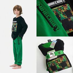 Піжама хлопцям Майнкрафт фліс пухнаста