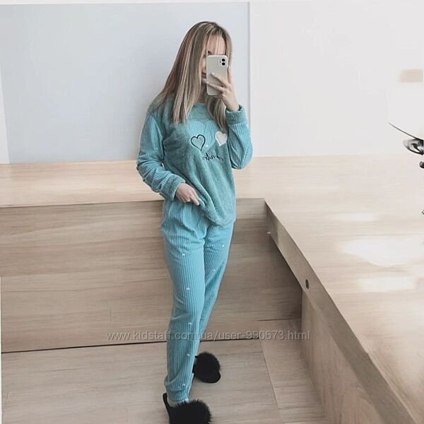 Флісова жіноча піжама