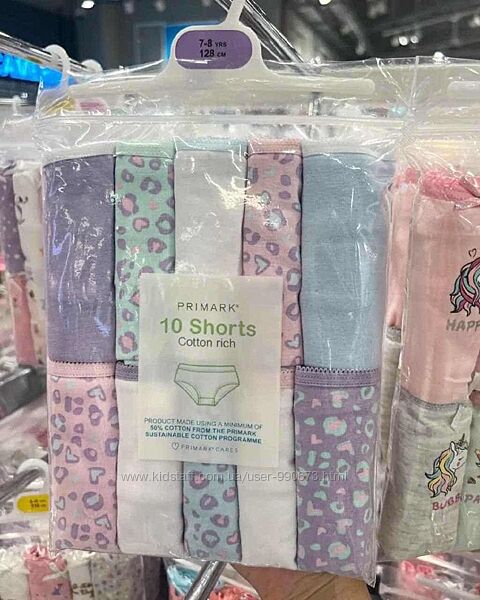 Трусики дівчатам Primark розмір 104-110