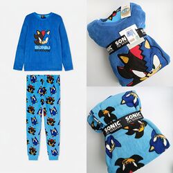 Тепла флісова піжама хлопцям Сонік