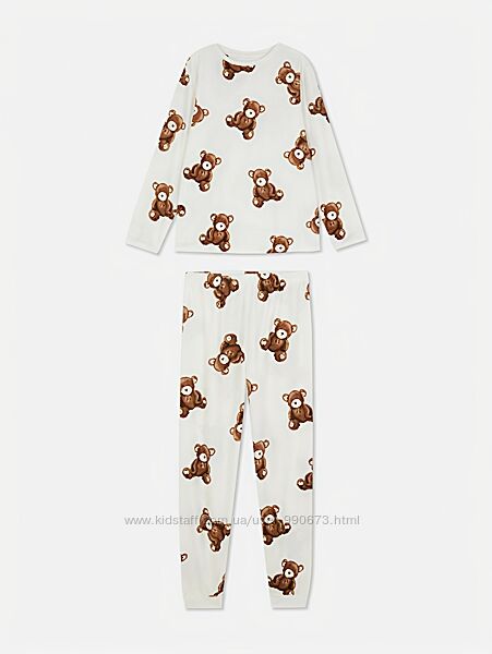 Піжама дівчатам мікровелюр з ведмедика Примарк 
