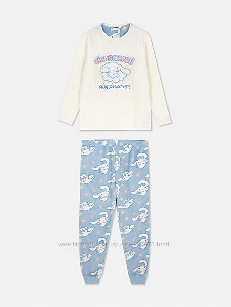 Флісова піжама дівчатам Hello Kitty Cinnamoroll