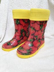 Резиновые сапоги для девочки