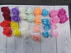 Латексные розочки. Диаметр 3 см
