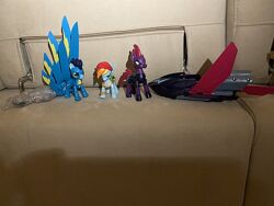 My Little Pony Саорін з крилами, Рейнбоудеш, Буря з машиною. Hasbro