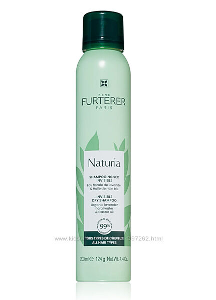 Сухой шампунь для всех типов волос rene furterer naturia invisible dry sham