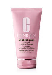 Clinique Rinse-Off очищаюча пінка для комбінованої та жирної шкіри, 150 мл