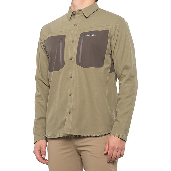 Мужская рубашка Simms Tongass Shirt UPF 50 Long Sleeve