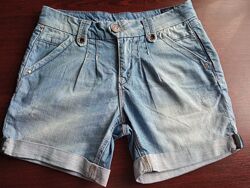 Женские летние шорты джинс б. у. размер W 25