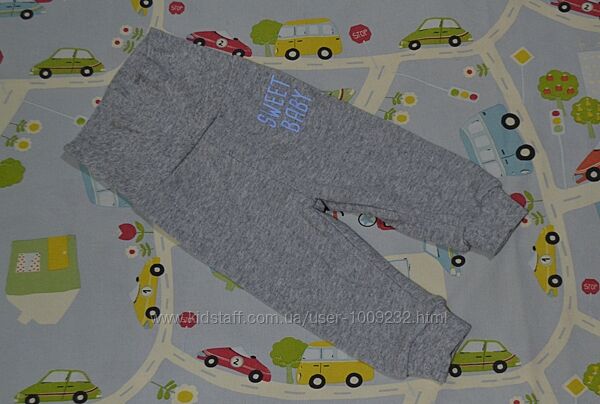 Нові повзунки штани на новонародженого хлопчика Lupilu 50-56 см 0-2 місяці