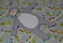 Чоловічок і шапка для новонародженого хлопчика Baby Town 50-53 см 0-1 місяц