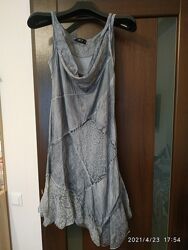 Лёгкое воздушное итальянское платье сарафан на размер 46-48