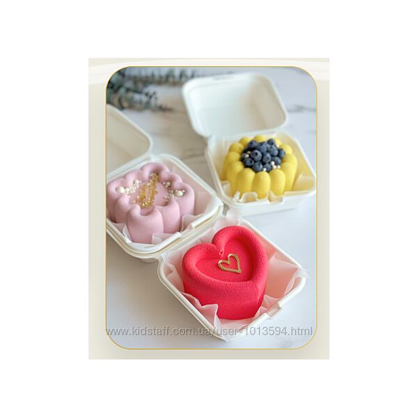 Муссовые бенто-торты. Кейк-боксы. Муссовые пирожные. Ольга Шмукста