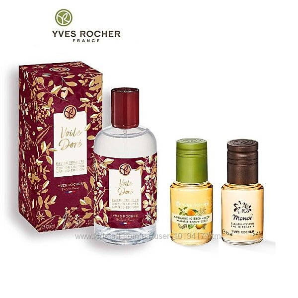 Туалетная вода Ванильная Вуаль, Моной Таити, Мандарин Лимон Кедр Ив Роше