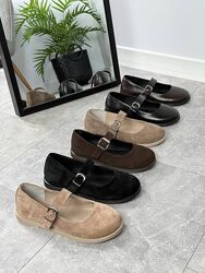 Легенькі анатомічні туфлі -Comfortable-. Натуральна шкіра. Палітра кольорів