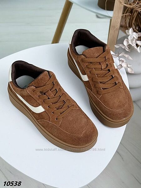 Кросівки жіночі -Nova-, колір Червоний Чорний, Коричневий. Натуральнаа шкіра