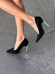 Туфлі човники з виразним підбором. Відмінна якість