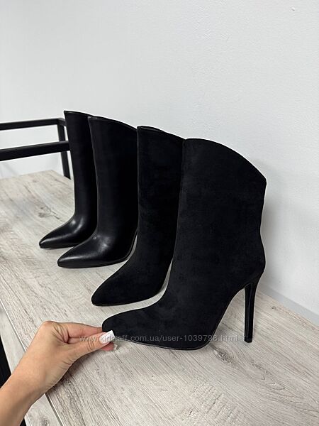 Вишукані демісезонні ботильйони на шпильці. Два види. Відмінна якість