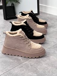 Зимові черевички -Teddy-, натуральна замшева шкіра. Два види