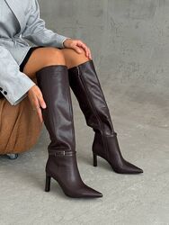 Демісезонні чоботи преміальної якості  Fabio Monelli. Натуральна шкіра