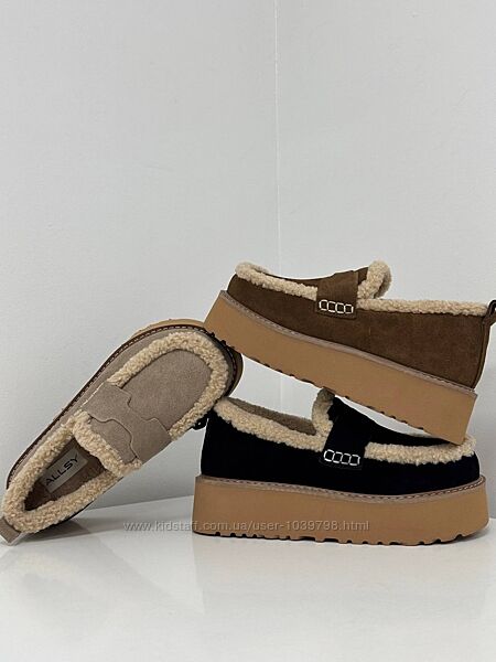 Черевики сноубутси с хутром Lonza. Натуральна замшева шкіра. Три види