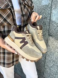 Стильні кросівки з утеплювачем. Натуральна шкіра