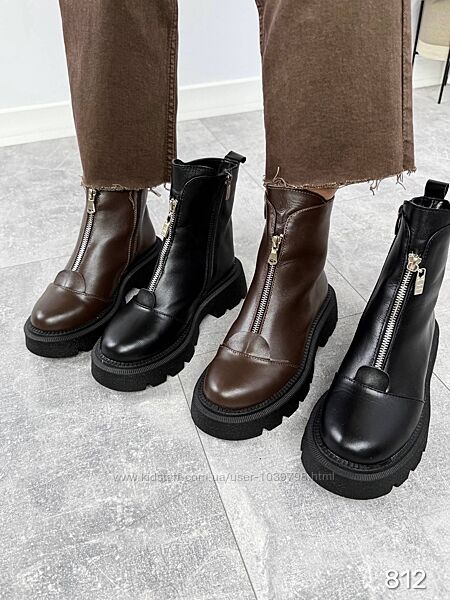 Черевички зимові -Varto-. Натуральна шкіра. Два види