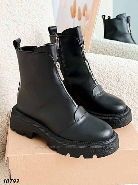 Жіночі зимові черевики. Натуральна шкіра 