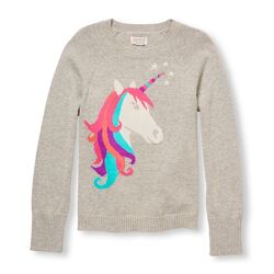 Новий стильний свитер кофта з єдинорогом Children Place на 5-6 років