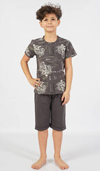 Комплект для мальчика футболка капри на 9-10, 11-12 лет