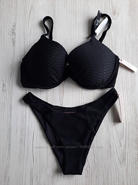 Черный купальник на большую грудь Victorias secret 90Е 85Д 95Е 90Д 70Д 80Д 