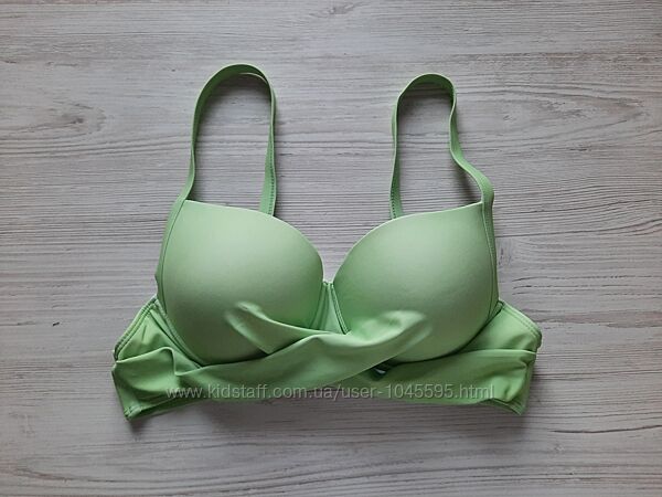 Салатовый лиф верх от купальника на большую грудь чашка Д 85Д 90Д 85D 90D