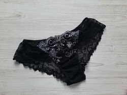 Черные кружевные трусики бразилианы р. м Jasmine Lingerie Жасмин