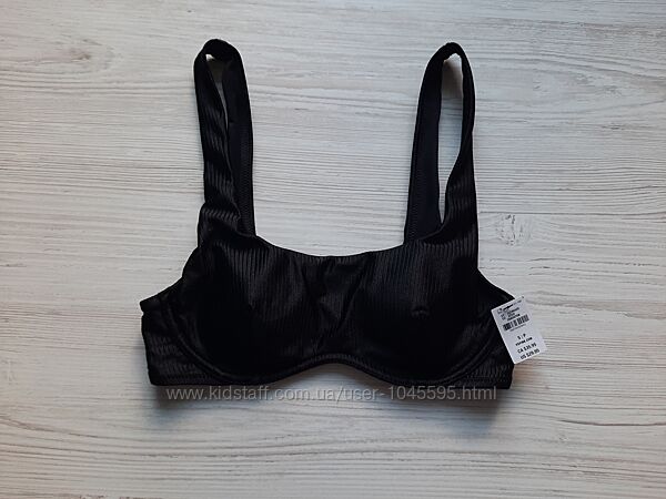 Черный купальный топ верх от купальника без пушапа Victorias secret S