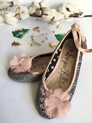 Туфлі Новорічні. Блискітками. 32/33 розмір. Устілка 20 см