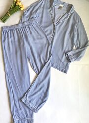Піжама Блакитна. Полоска. H&M. Сорочка/Штани. S розмір