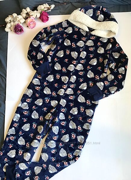 Комбінезон Домашній. Плюшовий. Teddy. M&S. Мягенький. Плотний. М розмір