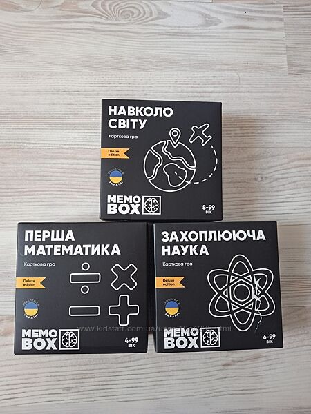 Игры JoyBand MemoBox Delux первая математика, мир, наука.