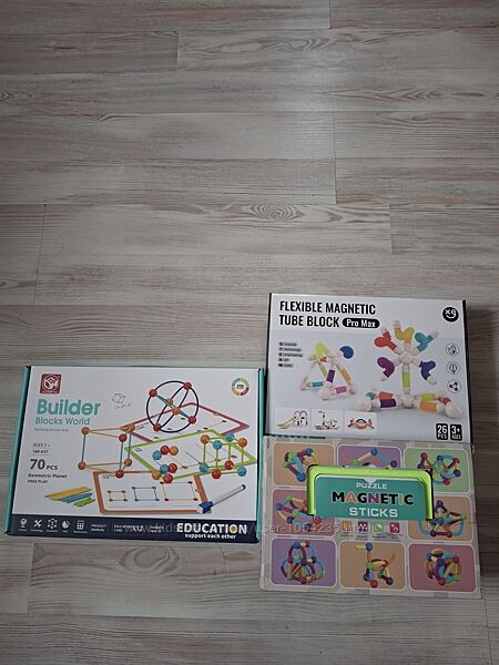 Магнитные конструкторы и строительные блоки Geomakers.