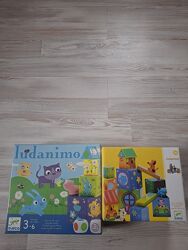 Кубики Djeco Cubanimo и Ludanimo.