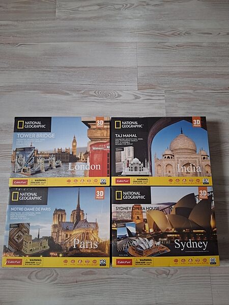 Трёхмерные пазлы CubicFun National Geographic
